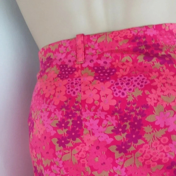 Express Floral Pink Pencil Skirt 11/12 - Picture 4 of 6